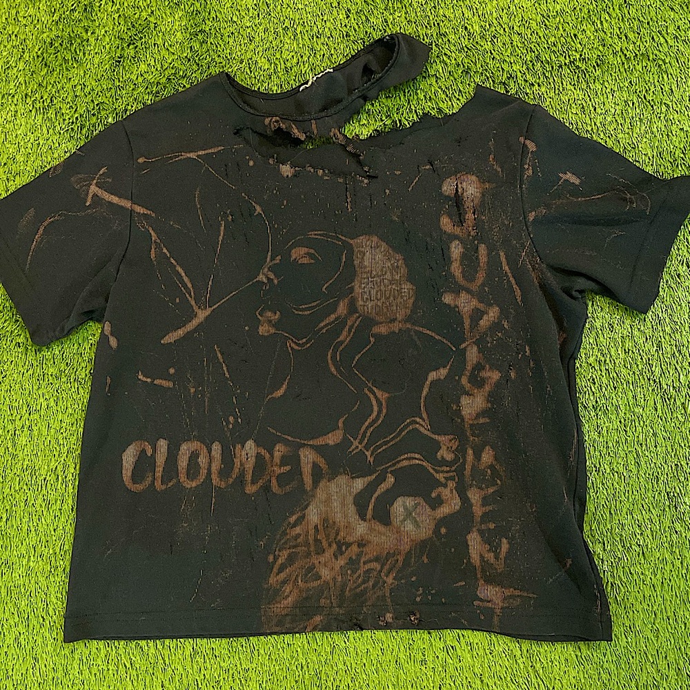 Distressed Bleached t-shirt